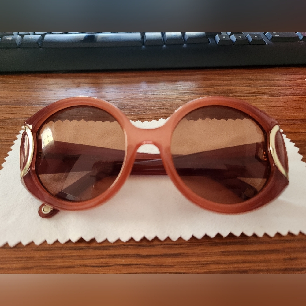 Salvatore Ferragamo Signature sunglasses, orange